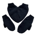 thumbnail image 4 of Guantes de mano para parejas, gruesas térmicas para adultos, niños y niñas, guantes de punto con puños elásticos, guantes de invierno para Negro, 4 of 8