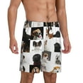 thumbnail image 2 of KLL dogs pets collage for Men's 1-Pack Shorts,Sleep Pajama Shorts for Men Soft Pj Shorts Men's Pajama Bottoms Sleepwear-X-Large, 2 of 6