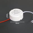 thumbnail image 2 of Transformateur LED 12 V/24V 20W Mini pour Anneau AC à DC Alimentation IP66, 2 of 9