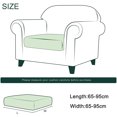 thumbnail image 5 of Housse de Coussin Extensible pour Fauteuil, Adaptée pour Canapé, Housse de Siège en Polaire de Maïs, 5 of 5