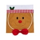 thumbnail image 1 of Funda protectora para respaldo de silla con diseño de hombre de jengibre, lavable, para decoración de mesa de comedor pajarita roja, 1 of 9