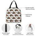 thumbnail image 3 of Yiaed Cartoon Tractor Print Insulated Lunch Bag Reusable Cute Tote Lunch Box, Leakproof Cooler Lunch Bags for Work Office Travel School Picnic, 3 of 5