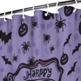 thumbnail image 3 of Happy Halloween Pumpkin Shower Curtain,Reusable Halloween Bathtub Curtains with Hooks Retro 72x72 in Polyester Bathroom Curtains for Thanksgiving Day Fall Party Home Decor, 3 of 6