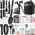 thumbnail image 1 of Kit de Survie d'urgence, kit de múltiples herramientas de Survie Vitesse, bolsa táctica para equipo al aire libre Sac Trauma d'urgence pour La Randonnée Camping Hunting Adventures, 1 of 1