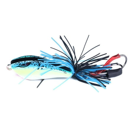 Topwater Frogs Lures Artificial Soft Fishing Lure Freshwater Saltwater Soft Bait 6
