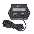 thumbnail image 3 of Digital Tachometer, Low Voltage Design Tach Hour Gauge Data Reset  For Motorcycle 2 4 Stroke Engines, 3 of 7