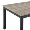 thumbnail image 4 of Benjara Phy 5pc Dining Table and Chairs Set, Nailheads, Tufted Beige, Brown, Black, 4 of 5