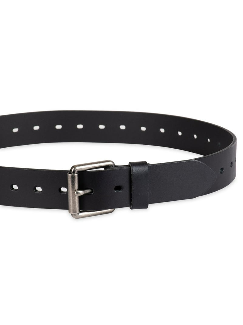 Genuine Dickies Men's Black Fully Adjustable Perforated Leather