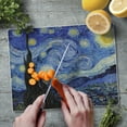 thumbnail image 6 of CounterArt "Starry Night" 3mm Tempered Glass Cutting Board 10" by 8", 6 of 7