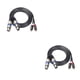 thumbnail image 2 of Cable de Audio RCA Dual de 1,5 M a 2 XLR Bearachild Plateado, 2 of 6