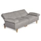 thumbnail image 5 of Sofá Cama Lino Gris Claro Makora Hendrix Con Portavasos, 5 of 9