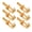 Gold, variant on Riousery Electric Guitar Bridge Saddle Pull String Code for Stratocaster Telecas Performance Accessories Replacement Parts Zinc Alloy 1.97 inches / 5 cm 6 Pcs Gold