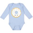 thumbnail image 3 of Inktastic White Donut Boys or Girls Long Sleeve Baby Bodysuit, 3 of 5