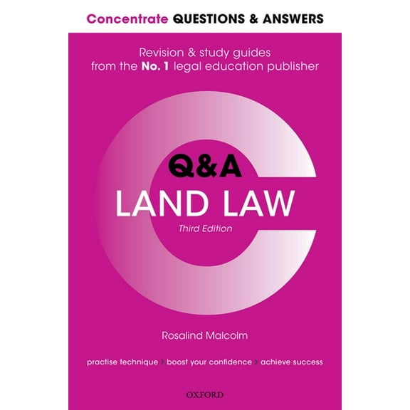 Concentrate Questions & Answers Concrete Questions and Answers Land Law 3rd Edition: Law Q&A Revision and Study Guide, (Paperback)