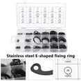 thumbnail image 5 of Mechanical Properties Boosted Retaining Ring Set For Versatile Applications, Stainless Steel Snap Ring Shop Assortment, Corrosion Resistance With Heat-Treated Steel, 18 Sizes In A, 5 of 5
