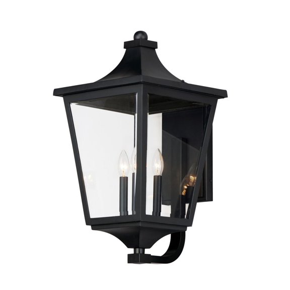 40237CLBK Maxim Lighting Sutton Place VX - 3 Light Outdoor Wall Mount-25 Inches Tall and 13 Inches Wide