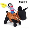 thumbnail image 2 of Disfraz de Cowboy Rider para Perros Ropa Estilo Caballero con Muñeco y Gorro para Halloween MFZFUKR CPB-ZRF60-2, 2 of 5