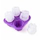 thumbnail image 5 of Yhmxh Molde para cubitos de hielo con forma de rosa, molde de silicona de 5 cm para hacer bolas de hielo, bandeja de hielo con forma de flor 3D con tapas, máquina para hacer bolas de hielo de fácil, 5 of 6