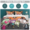 thumbnail image 5 of Dib Invader Zim Gaz Gir 3 Pieces Bedding Sets Comfortable Soft Comforter Sets Decoration Bedroom Gifts With 1 Duvet Cover 2 Pillowcases, 5 of 7
