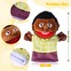 thumbnail image 2 of Marioneta de mano familiar Puppet ZJoey, 30 cm, de peluche para papá, color negro, 2 of 6