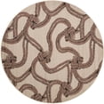 thumbnail image 2 of Unique Loom Outdoor Coastal Collection Area Rug - Seaknot (7' 10" Round Beige/Blue), 2 of 9