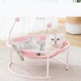 thumbnail image 3 of Hamac pour Chat Lit pour Chat Hamac Lit pour Chat Fournitures pour Animaux Lit pour Chat Confortable Respirant Stable Lit pour Chat pour Intérieur et Extérieur Rose, 3 of 5