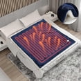 thumbnail image 5 of Electric Blanket with Automatic Shut-Off and 6 Temperature Levels 38C - 50C / 2H-10H/120W Heat Blanket Electric Heat Pad Washable Warm Comfortable Saf, 5 of 5