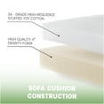 thumbnail image 3 of JERFIT Green Corduroy Modular U-Shaped Sectional Sofa with Deep Seating and Removable Covers, 3 of 9