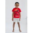 thumbnail image 2 of Disney Incredibles Jack Mr Incredible Elastigirl Toddler Boys T-Shirt and Mesh Shorts Outfit Set Incredibles Red 4T, 2 of 5