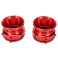 thumbnail image 1 of 1 Pair NAB Hub Adapters Professional Polished Aluminum Reel to Reel Tape Opener for Studer ReVox for Akai for Teac Red, 1 of 5