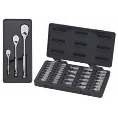 Apex Tool Group GWR81206F Dr Full Polish Ratchet Set