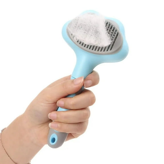 Self-cleaning Slicker Brush For Dogs And Cats Pet Grooming