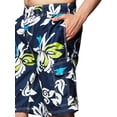 thumbnail image 4 of Kanu Surf Men's Oahu Print Long Trunk Swimsuit, 4 of 4