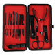 thumbnail image 1 of Juego de manicura, kit para uñas, kit de pedicura, cortaúñas, kit de cuidado profesional, kit de manicura de acero inoxidable, estuche de herramientas para uñas, 1 of 5