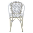 thumbnail image 4 of Furniture of America Tropaz Aluminum Patio Side Chair-Set of 2, Gray, 4 of 9