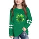thumbnail image 1 of Blusas y camisas de manga larga con cuello redondo, moda del Día de San Patricio, blusa informal con estampado bonito de manga larga para niños y niñas., 1 of 5