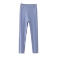 thumbnail image 5 of TIREOW Girls High Elasticity Leggings Stretch Snug Fitting Imitation Denim Leggings Pants Elastic Waist Sports Yoga Tight Pants, 5 of 5