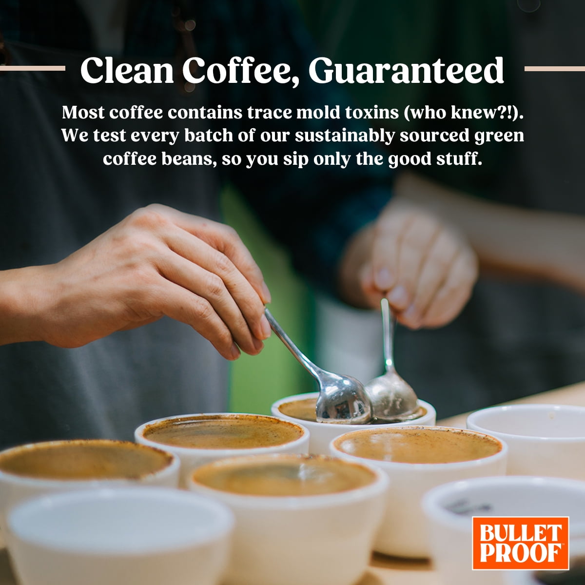 Bulletproof Original Medium Roast Single-Serve Pods, 24 Count, 100% Arabica Coffee, Clean Coffee Tested for Toxins