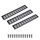 thumbnail image 1 of Rejilla de ventilación rectangular Uxcell 18 x 3.2" 3Pcs Cubierta de ventilación de aire de aluminio negra, 1 of 7