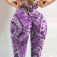 thumbnail image 4 of Puntoco Mujeres Impresión Cintura alta Estiramiento Strethcy Fitness Leggings Pantalones de yoga Puntoco Puntoco-6134, 4 of 7