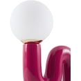 thumbnail image 3 of Livabliss Oyri Modern Accent Table Lamp, 15-inch, Red with White Shade, 3 of 5