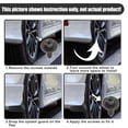 thumbnail image 4 of Unique Bargains 1 Set Car Mud Flaps Splash Guards with Screw Black Plastic for Toyota Camry SE XSE Sport 2018-2022, 4 of 7