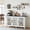 White, variant on Buildhom 32" Farmhouse Sideboard with 2 Glass Doors, Mid-Century Modern Buffet Cabinet for Dining Room, Living Room, White