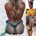 thumbnail image 3 of xiaxaixu Maillot de Bain pour Femmes Triangle Couvre-Bikini en Filet, 3 of 3