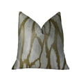 thumbnail image 1 of Almohada de lujo hecha a mano Plutus Kailua Branch Taupe Ivory Doble cara 22 x 22 PBRAZ392-2222-DP, 1 of 2
