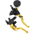 thumbnail image 4 of koolsoo 2 Pcs Levier Cylindrique pour Moto de Rue - Or, 4 of 4