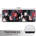 thumbnail image 5 of Kitchen Rugs Sets Of 2,Pioneer Flower Floral Print Pattern Anti Fatigue Kitchen Mat Rugs Non Slip Washable,Decorative Kitchen Floor Mats for Kitchen,Sink,Laundry,17"x47"+17"x47", 5 of 5