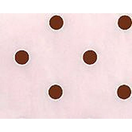 - Pink & Brown Polka Dot Gift Wrap Pom Pom Tissue Paper
