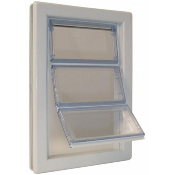 8.50 in. L X 1214 in. W Medium Plastic AirSeal Pet Door