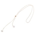 thumbnail image 1 of Collier pour Femmes Collier Lariat Collier Ajustable pour Filles Collier de Perles à la Mode Bijoux, 1 of 8